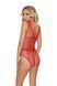 Боди &ndash; сетка Passion BS114 One Size, red SX2482 фото 2