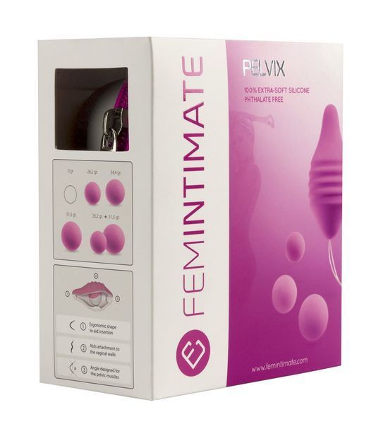 Тренажер Кегеля Femintimate Pelvix Concept с набором грузов, анатомически правильный FM40461
