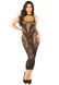 Сукня Leg Avenue Rhinestone Lace and Net Bodycon Dress One Size, Black SX1739 фото 2