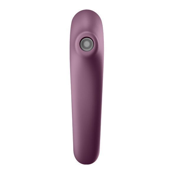 Вакуумний стимулятор з вібрацією Satisfyer Dual Kiss Wine Red SO6115