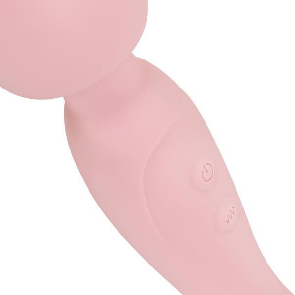 Вибромассажер Good Vibes Only - SIMI Double-Sided Wand Vibrator Soft Silicone - Pink SX3076