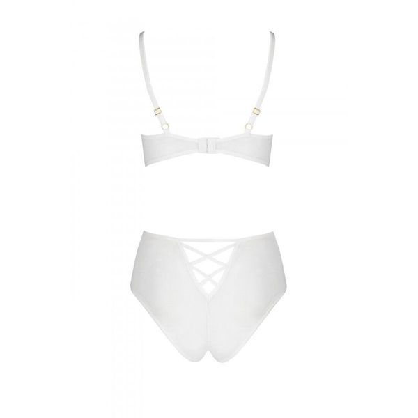 Еротичний комплект з малюнком Passion LOVELIA BIKINI XXL/XXXL, white SO4752