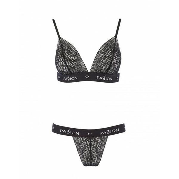 Комплект белья Passion Exclusive GLAMISS SET L/XL, black PS27101