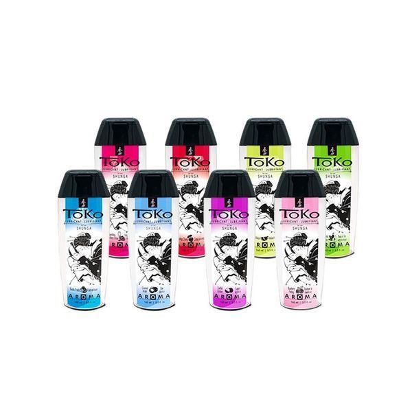 Лубрикант на водной основе Shunga Toko AROMA &ndash; Raspberry (165 мл), не содержит сахара SX2797