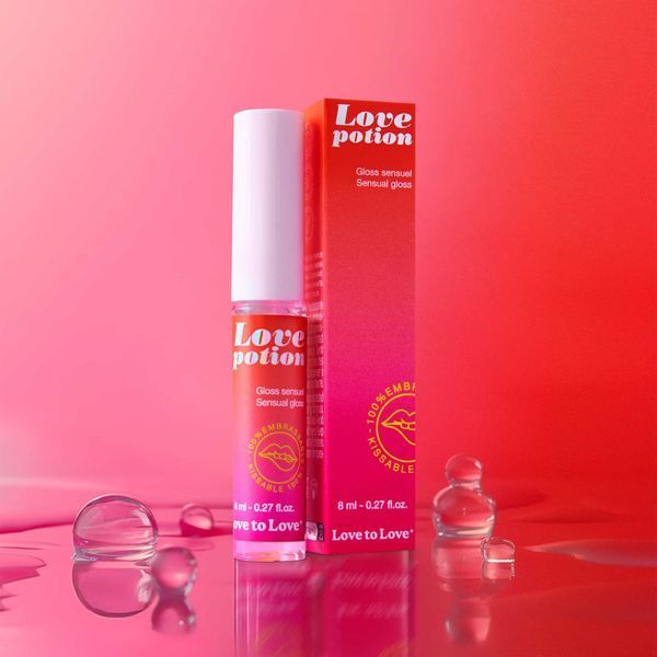 Стимулювальний блиск для губ Love To Love Love Potion - Gloss Sensuel 8 мл SX2271