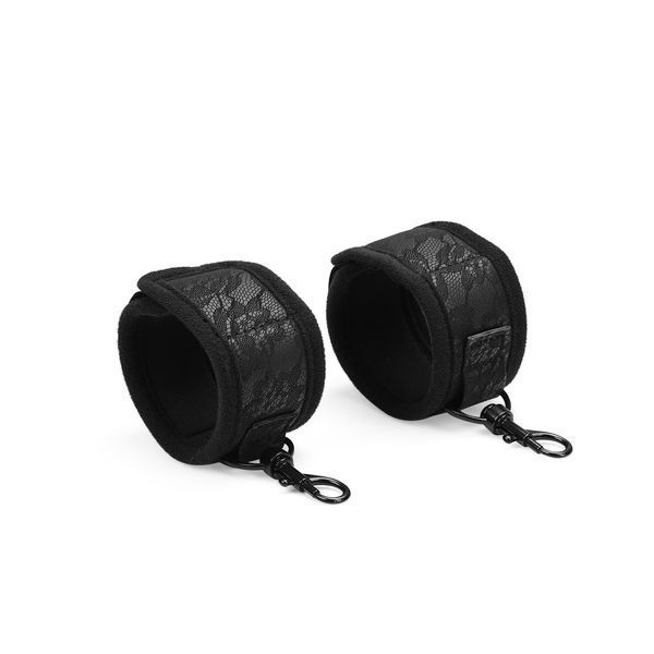 Набір Liebe Seele Black Lace and Neoprene 11pcs Bondage Kit, анальна пробка з кристалом, віброкуля SO9509