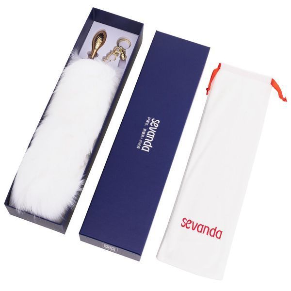 Анальна пробка з лисячим хвостом LOCKINK SEVANDA Red Vixen Set with Pear-shape Plug SX0865