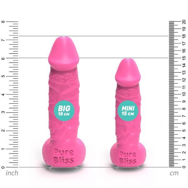 Мило у формі пеніса Pure Bliss BIG Pink, крафтове мило-член, натуральне SO6364