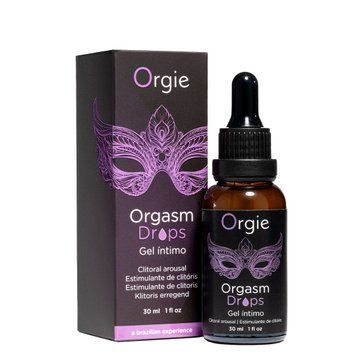 Збуджувальні краплі для клітора Orgie Orgasm Drops, 30 мл, ефект розігріву та охолодження SX1529