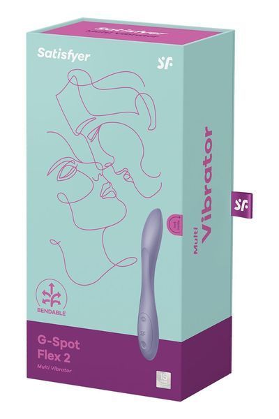 Универсальный вибратор Satisfyer G-Spot Flex 2, гибкий ствол с фиксацией положения SO6723
