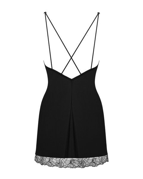 Сорочка та трусики Obsessive Bella Rou chemise & thong XL/2X SO7860