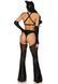 Эротический костюм кошечки-госпожи Leg Avenue Mistress Kitty S, перчатки, комбинезон, маска SO9200 фото 5