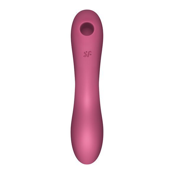Вакуумний стимулятор із вібрацією Satisfyer Curvy Trinity 3 Red SO6117