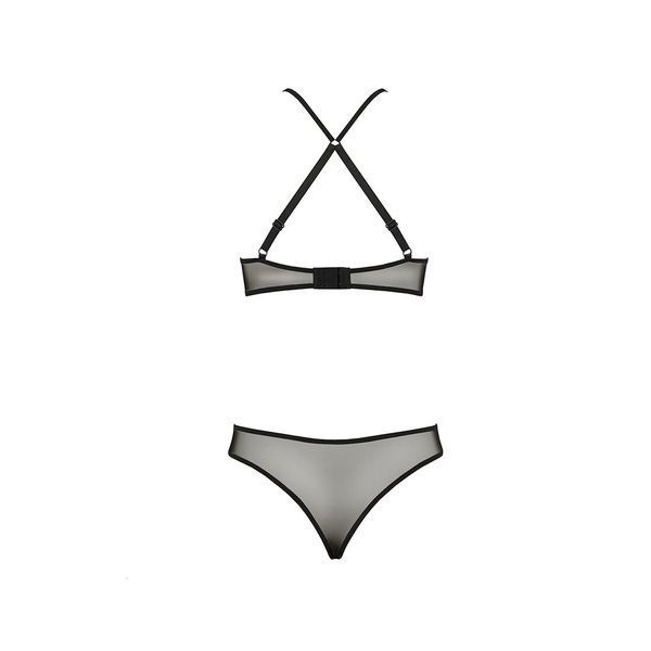 Эротический комплект Passion AZALIA SET L/XL, black SO4137