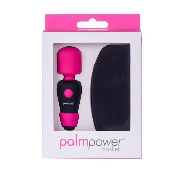 Мінівібромасажер PalmPower Pocket із чохлом на блискавці, водостійкий, перезаряджуваний, довжина 9см SO2735