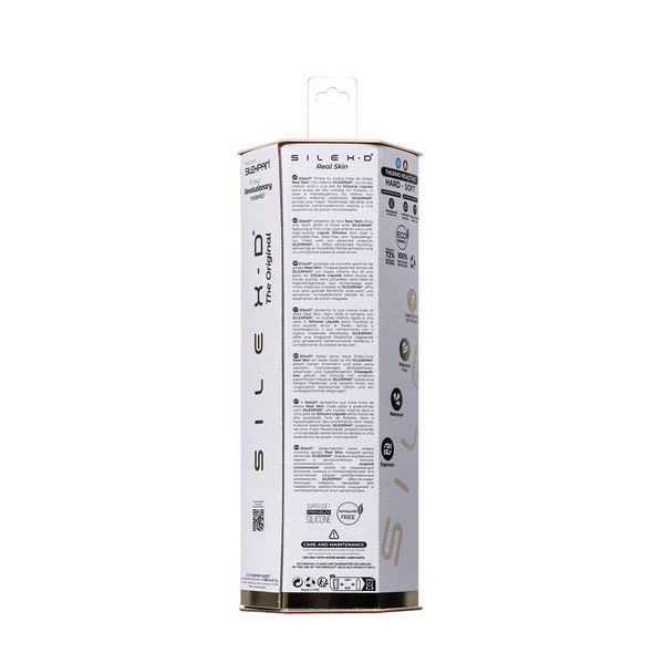 Фалоімітатор SilexD Johnny Real Skin Flesh MODEL 1, суперреалістичний, на присосці, діаметр 3,8 см SX1286