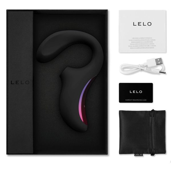 Кліторально-вагінальний звуковий стимулятор LELO Enigma Black SO8070
