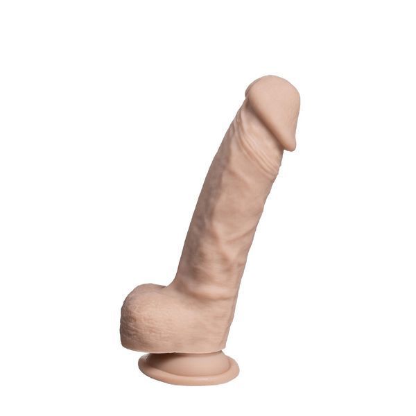 Фалоімітатор SilexD Johnny Real Skin Flesh MODEL 1, суперреалістичний, на присосці, діаметр 3,8 см SX1286