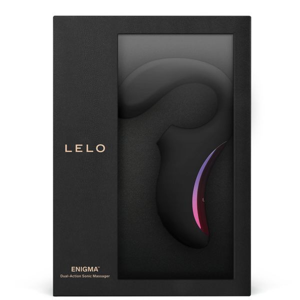 Кліторально-вагінальний звуковий стимулятор LELO Enigma Black SO8070