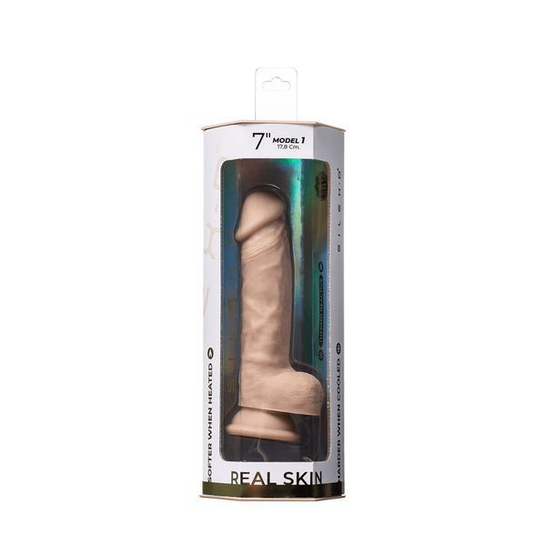 Фалоімітатор SilexD Johnny Real Skin Flesh MODEL 1, суперреалістичний, на присосці, діаметр 3,8 см SX1286