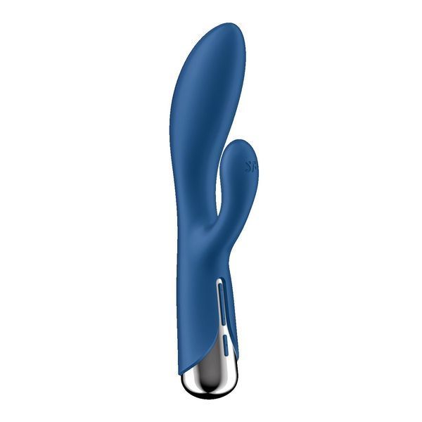 Вибратор-кролик с ротацией Satisfyer Spinning Rabbit 1 Blue, 3 мотора SX0562