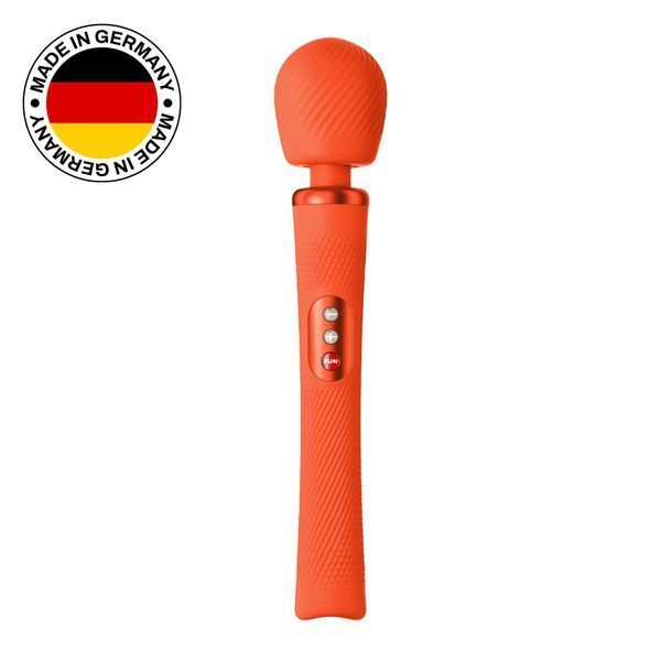 Вібромасажер Fun Factory VIM Vibrating Wand sunrise orange, суперпотужний та легкий, до 6 годин роботи SX0919