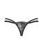 Трусики-стринги Obsessive Nutris thong, M/L, кружевные, очень мягкие, с двойными боковинками SX1179 фото 3