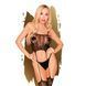 Бодистокинг с топом и чулками на подвязках Penthouse - Sex Dealer Black XL SO5290 фото 1
