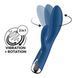 Вибратор-кролик с ротацией Satisfyer Spinning Rabbit 1 Blue, 3 мотора SX0562 фото 1