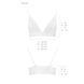 Эластичный топ с кружевом Passion PS001 TOP M, white SO4188 фото 5