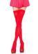 Плотные непрозрачные чулки Leg Avenue Opaque Nylon Thigh Highs Red, one size SO7982 фото 1