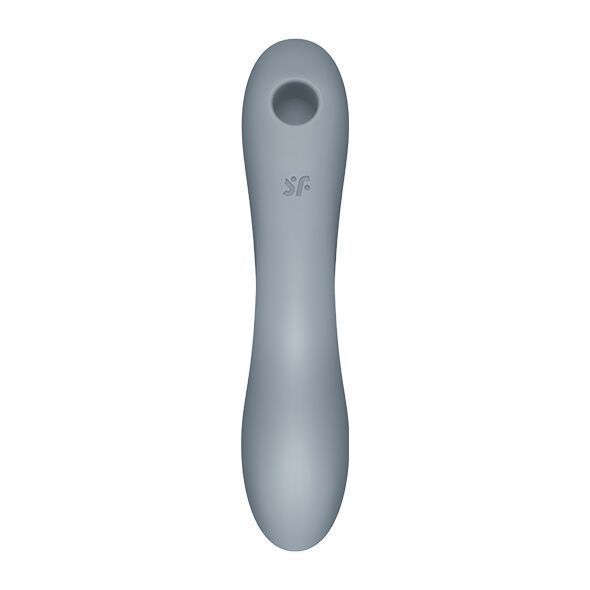 Вакуумный стимулятор с вибрацией Satisfyer Curvy Trinity 3 BlueGrey SO6118