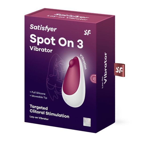 Вібратор Satisfyer Spot On 3 Berry, компактний та потужний, 12 режимів SX2177