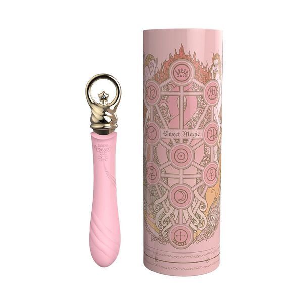 Вибратор для точки G с подогревом Zalo Sweet Magic - Courage Fairy Pink SO6674