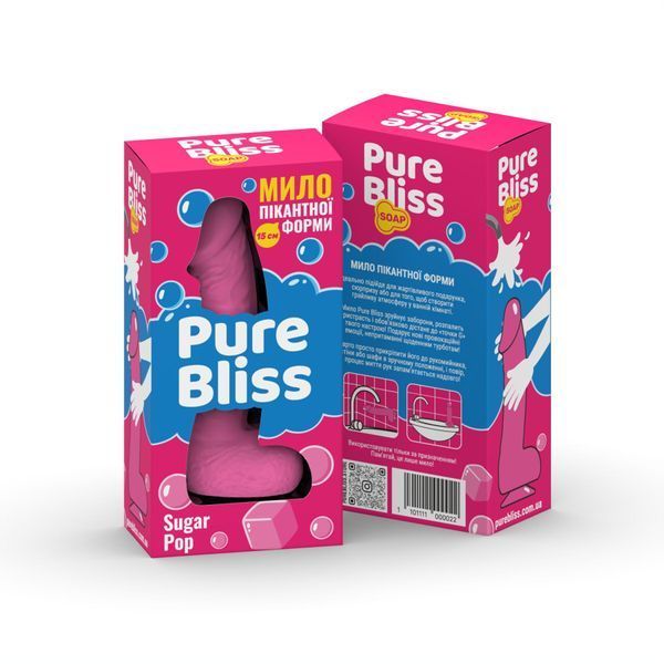 Ароматне мило пікантної форми Pure Bliss Pink Sugar Pop (Жуйка) 15 см SX3023