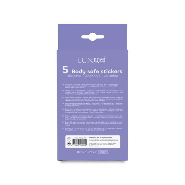 Комплект наклеек для вибратора LuxusHer Kiiroo Luxus Stickers (2 шт) SX3202