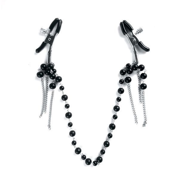 Зажимы для сосков Art of Sex - Nipple clamps Afina Black SO5866