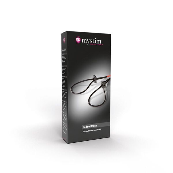 Утяжка для пениса Mystim Rodeo Robin, пара силиконовых токопроводящих лассо SO2975