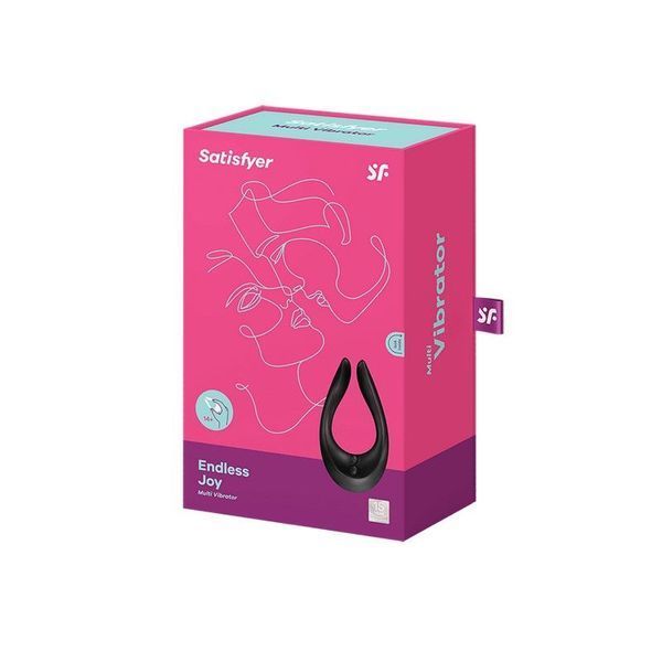Вибратор для пар Satisfyer Endless Joy Black, 3 независимых мотора, многофункциональный SO3993