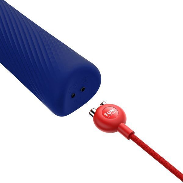 Вібромасажер Fun Factory VIM Vibrating Wand midnight blue, суперпотужний та легкий, до 6 годин роботи SX0920