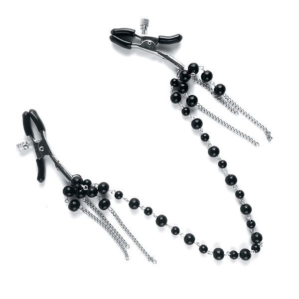 Зажимы для сосков Art of Sex - Nipple clamps Afina Black SO5866