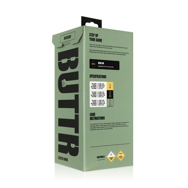 Набор анальных пробок для фистинга BUTTR - Cluster Bombs Anal Training Set SX2219