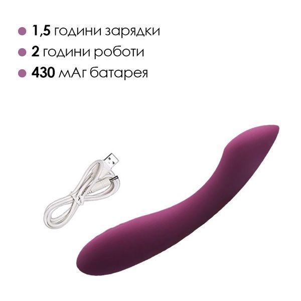 Вібратор для точки G з інтелектуальним режимом Svakom Amy 2 Violet SO6997