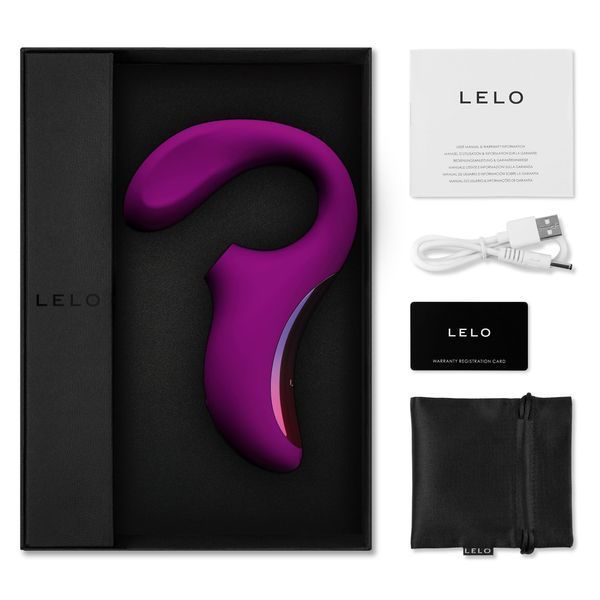 Кліторально-вагінальний звуковий стимулятор LELO Enigma Deep Rose SO8071