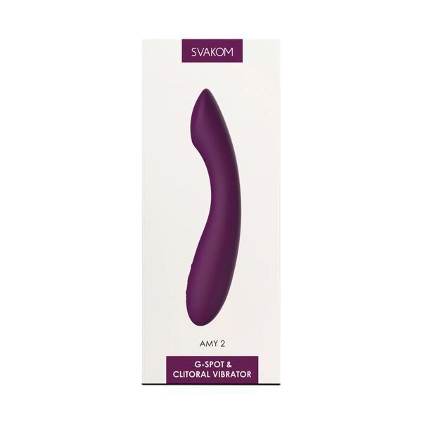 Вібратор для точки G з інтелектуальним режимом Svakom Amy 2 Violet SO6997