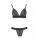 Комплект белья Passion Exclusive GLAMISS SET XXL/XXXL, black PS27103 фото 3
