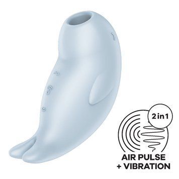 Вакуумний кліторальний стимулятор з вібрацією Satisfyer Seal You Soon, 2 незалежні мотори SX0564