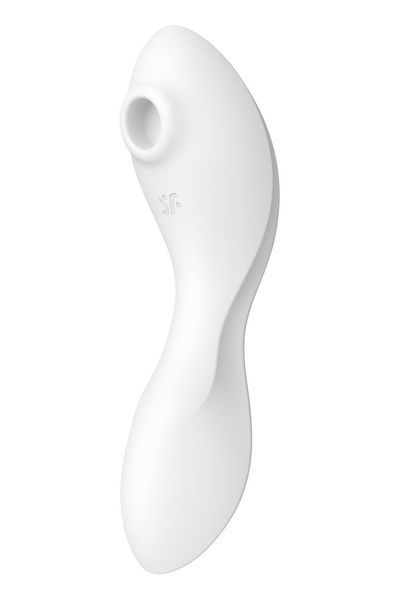 Вакуумный смарт-стимулятор с вибрацией Satisfyer Curvy Trinity 5 (White), управление со смартфона SO6725