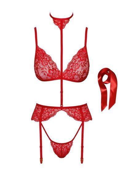 Комплект Kissable Bondage Kiss Set Red L/XL SX1963