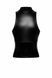 Топ Noir Handmade F324 Glam, L, black, халтер, на молнии, виниловые вставки, воротник-стойка SX0377 фото 5